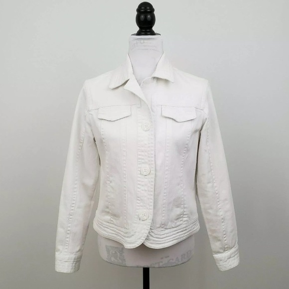 Coldwater Creek Jackets & Blazers - Coldwater creek white denim jacket